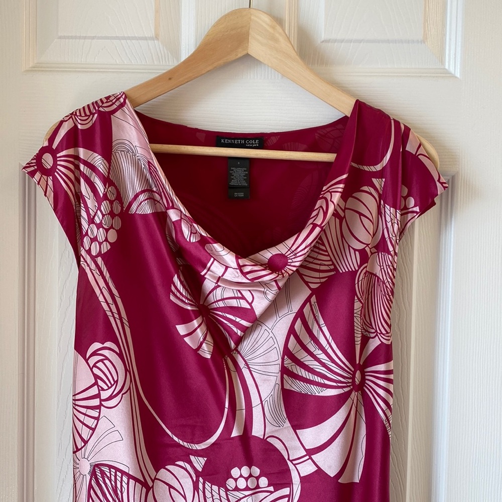 Kenneth Cole silk holiday top